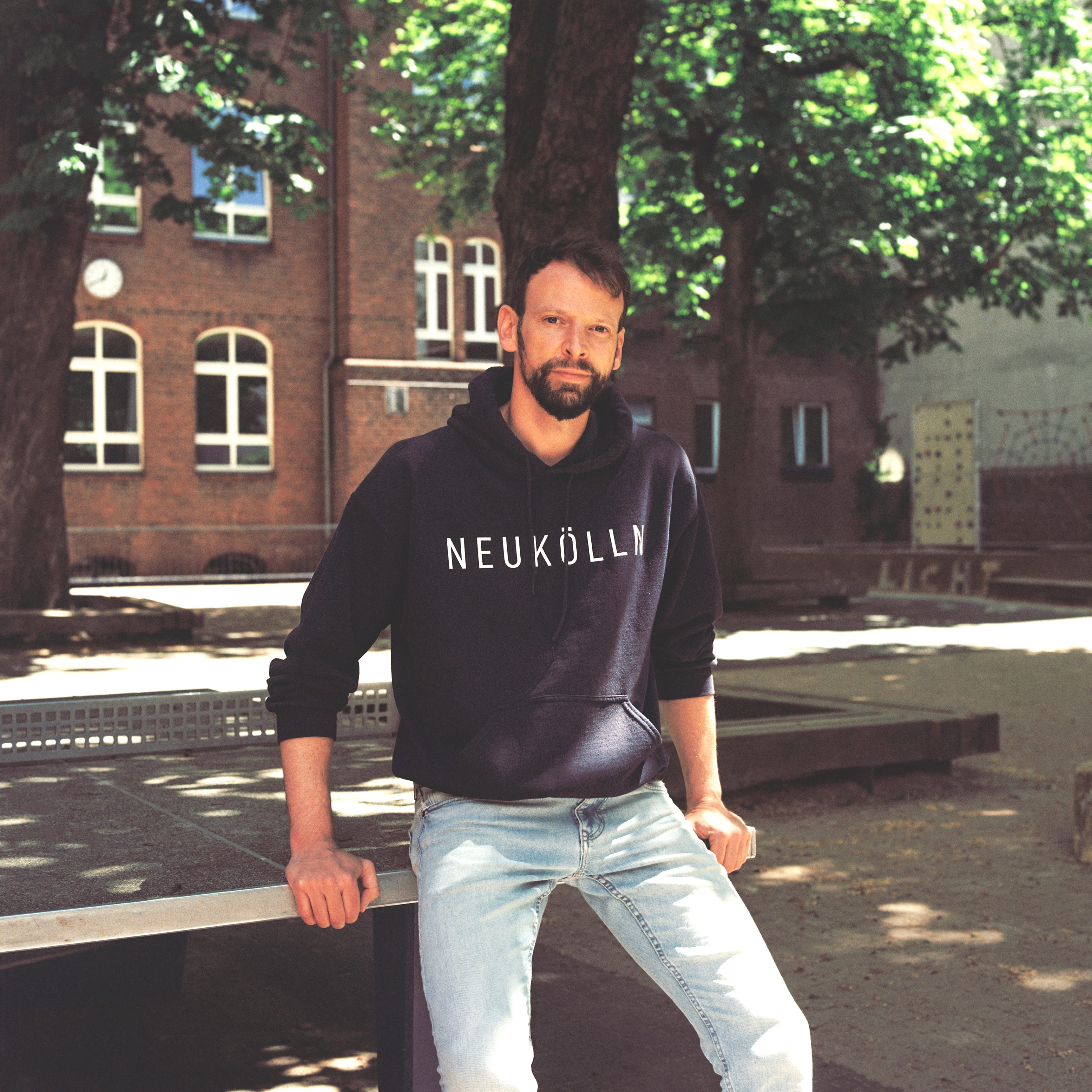 Foto auf Schulhof